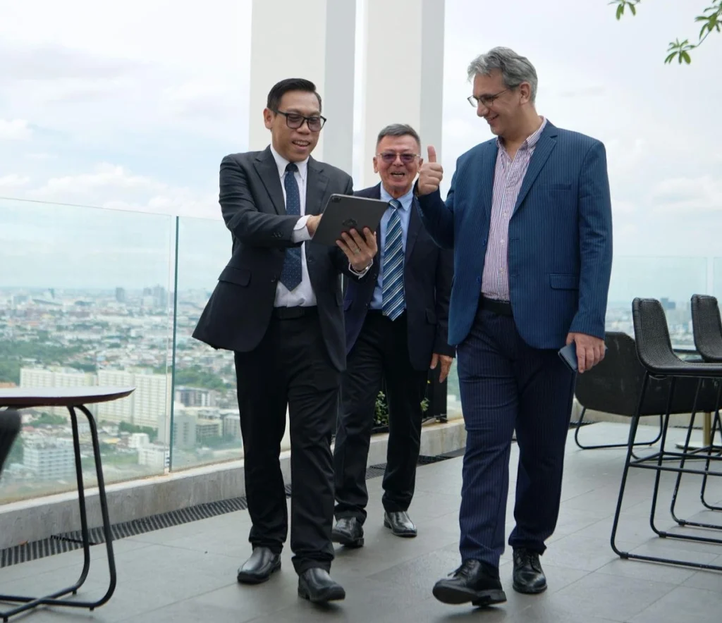 Bali Advisory consultants with clients in Denpasar office